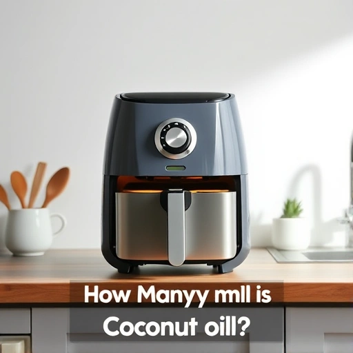 Measuring 2.75 cups of coconut oil in millilitres for air fryer recipes