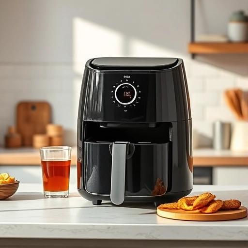 Measuring 85 ml of maple syrup in a cup for air fryer recipes
