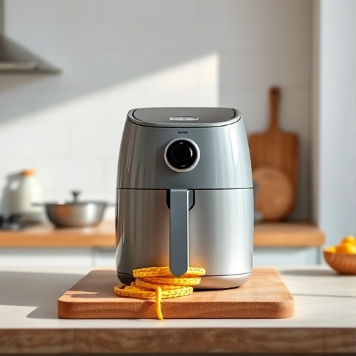 Measuring 110 ml of water in a cup for air fryer recipes