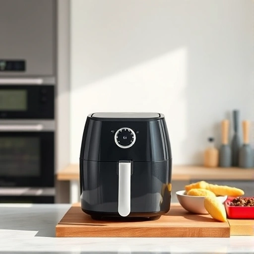 Measuring 110 ml of vegetable oil in a cup for air fryer recipes