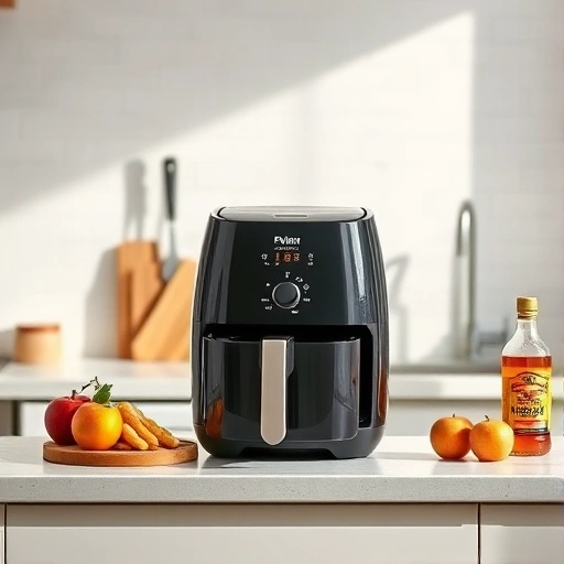 Measuring 110 ml of apple cider vinegar in a cup for air fryer recipes