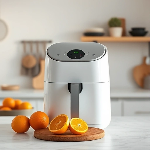 Measuring 110 ml of orange juice in a cup for air fryer recipes