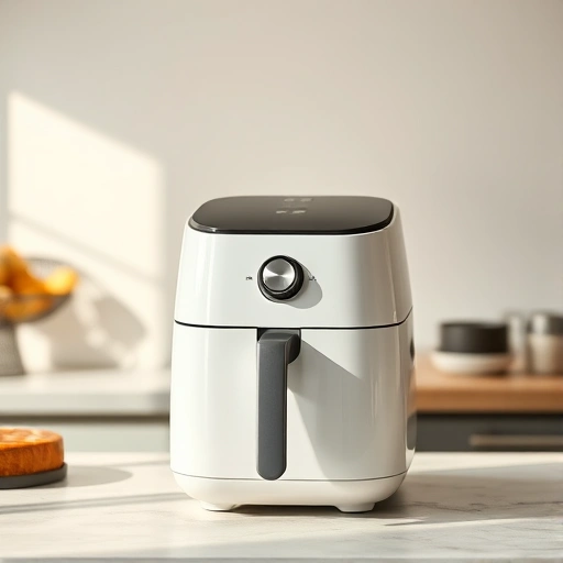 Measuring 135 ml of cream in a cup for air fryer recipes