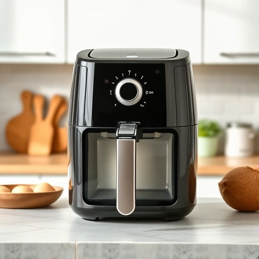 Measuring 135 ml of coconut milk in a cup for air fryer recipes