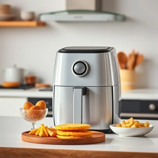 Measuring 160 ml of heavy cream in a cup for baking and air fryer recipes