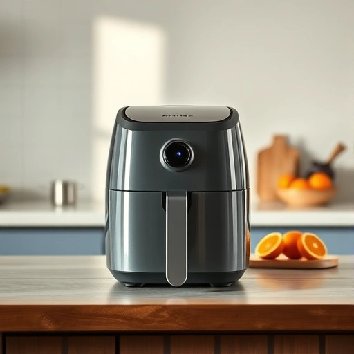Measuring 160 ml of orange juice in a cup for air fryer recipes