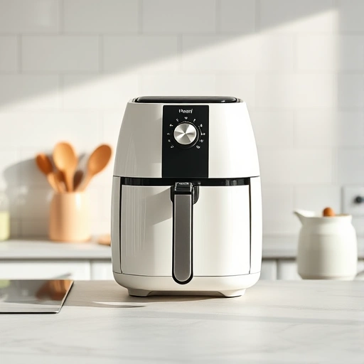 Measuring 185 ml of cream in a cup for air fryer recipes