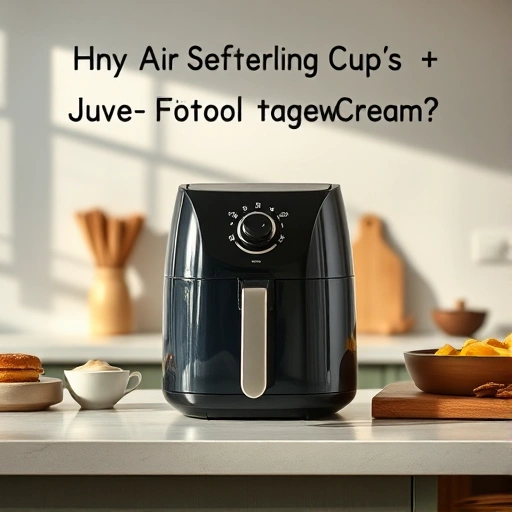Measuring 185 ml of single cream in a cup for air fryer recipes