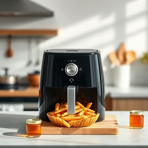 Measuring 185 ml of honey in a cup for air fryer recipes