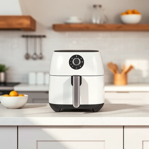 Measuring 210 ml of half and half in a cup for air fryer recipes
