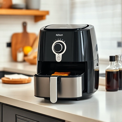 Measuring 210 ml of balsamic vinegar in a cup for air fryer recipes