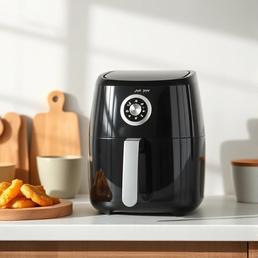 Measuring 235 ml of water in a cup for air fryer recipes