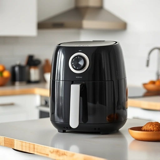 Measuring 260 ml of water in a cup for air fryer recipes