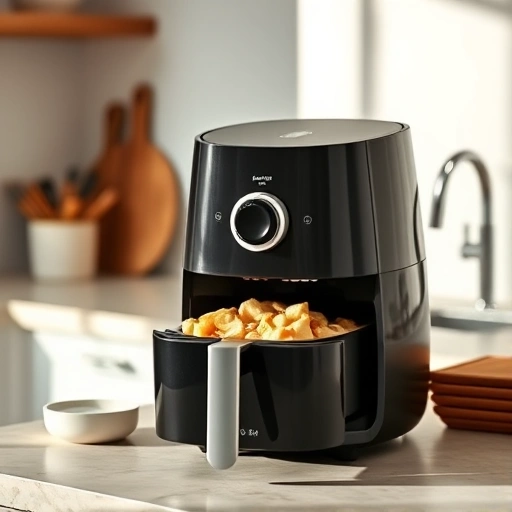 Measuring 260 ml of yogurt in a cup for air fryer recipes