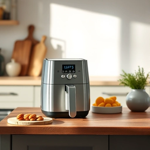 Measuring 310 ml of almond milk in a cup for air fryer recipes