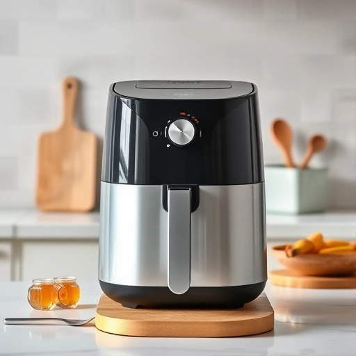 Measuring 385 ml of honey in a cup for air fryer recipes