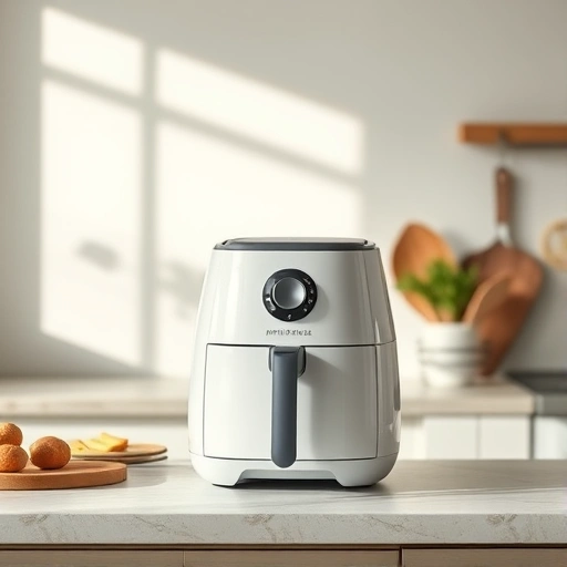 Measuring 410 ml of single cream in a cup for air fryer recipes