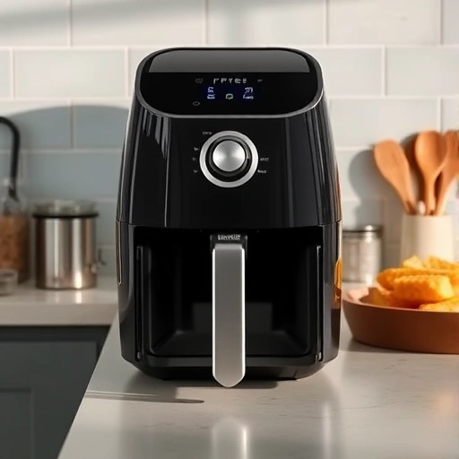 Measuring 435 ml of heavy cream in a cup for air fryer recipes