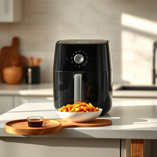 Measuring 435 ml of soy sauce in a cup for air fryer recipes