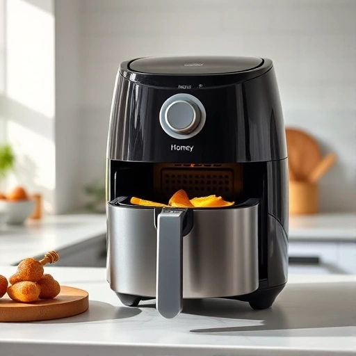 Measuring 460 ml of honey in cups for air fryer recipes