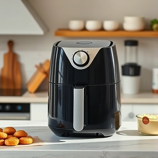 Measuring 560 ml of double cream in a cup for baking and air fryer recipes