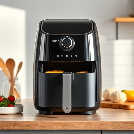 Measuring 560 ml of chicken broth in a cup for air fryer recipes