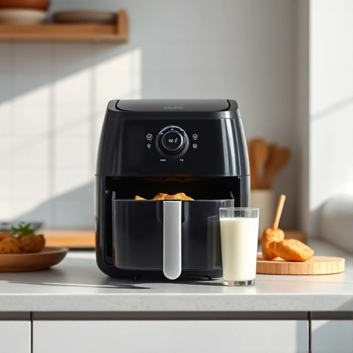 Measuring 585 ml of milk in cups for air fryer recipes