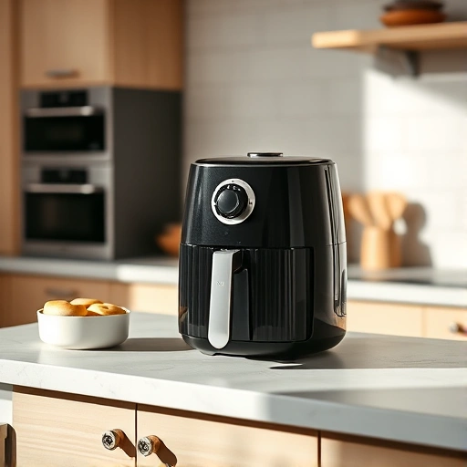 Measuring 585 ml of half and half in a cup for air fryer recipes