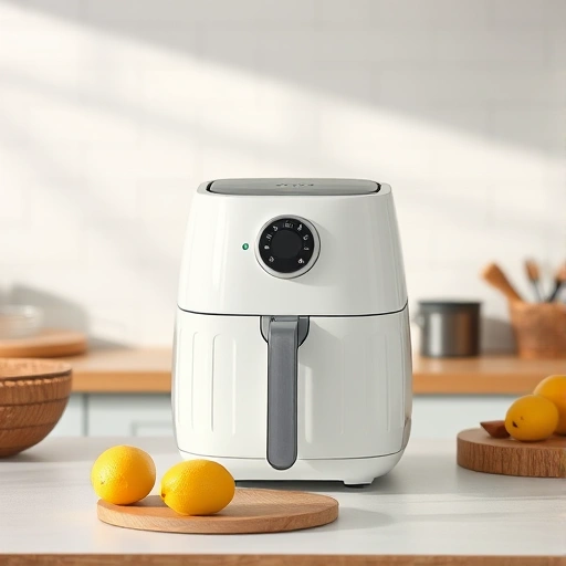 Measuring 660 ml of lemon juice in a glass measuring cup for air fryer recipes