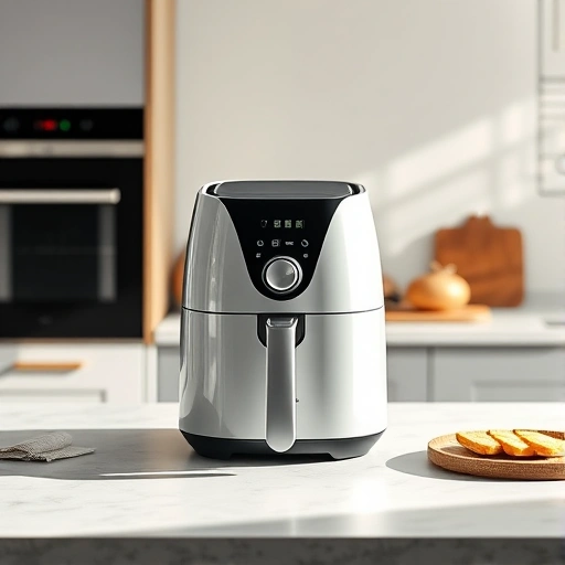 Measuring 685 ml of heavy cream in a cup for air fryer recipes