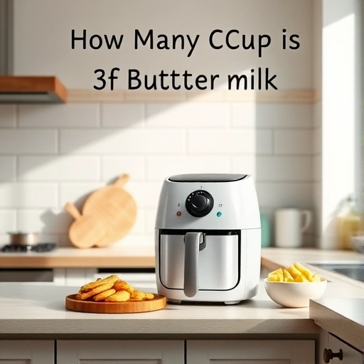 Measuring 735 ml of buttermilk in a cup for baking