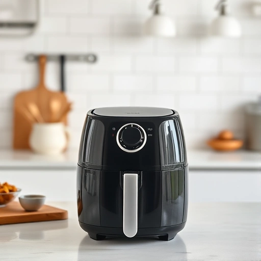 Measuring 885 ml of water in a cup for air fryer recipes