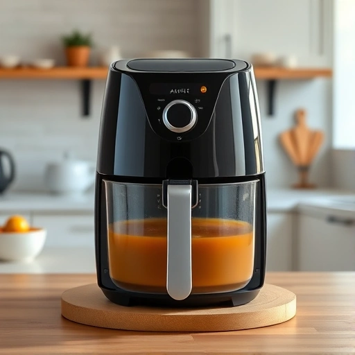 Measuring 910 ml of chicken broth in cups for air fryer recipes