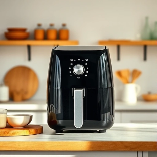 Measuring 935 ml of half and half in a cup for air fryer recipes