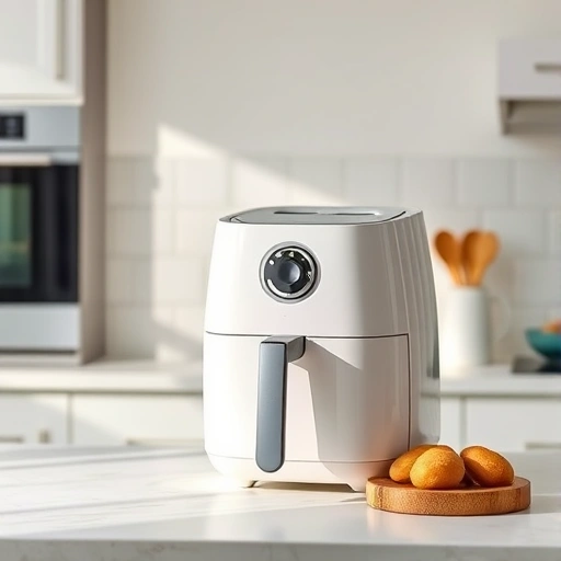 Measuring 960 ml of almond milk in a cup for air fryer recipes