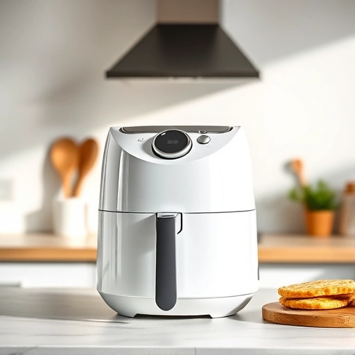 Measuring 0.5 tbsp of powdered milk on a digital scale for air fryer recipes