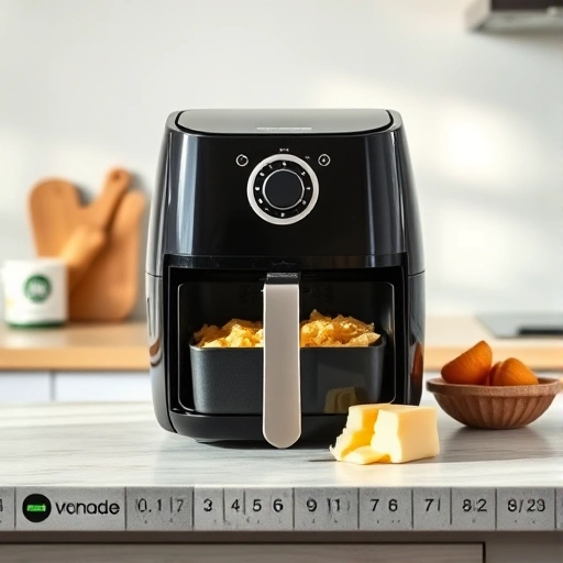 Measuring 0.5 tbsp of soft cheese on a digital scale
