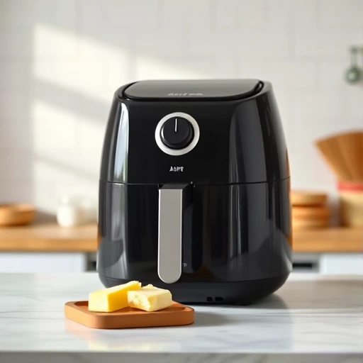 Measuring 2.5 tbsp of soft cheese for air fryer recipes