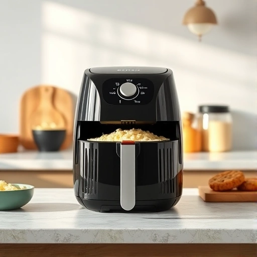 Measuring 2.5 tablespoons of rice for air fryer recipes