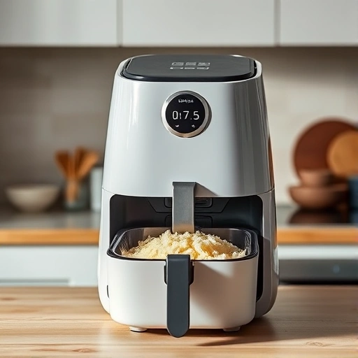 Measuring 0.5 tablespoon of cooked rice on digital scales for accurate gram conversion