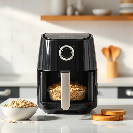 Measuring 1 tablespoon of rolled oats on a digital scale