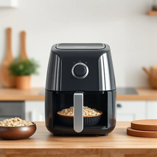 Measuring 2 tablespoons of porridge oats on a digital scale