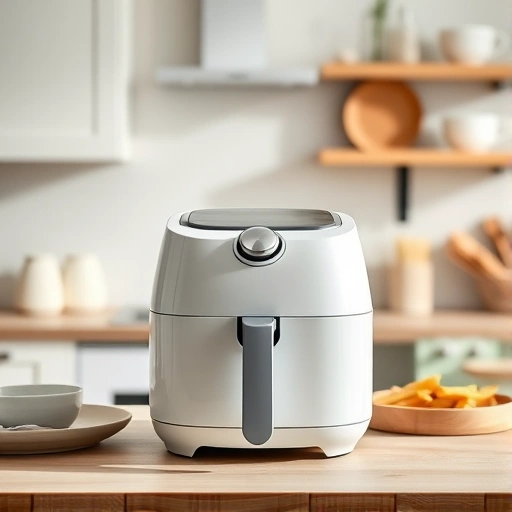 Measuring 5g of plain flour on a digital scale for air fryer recipes