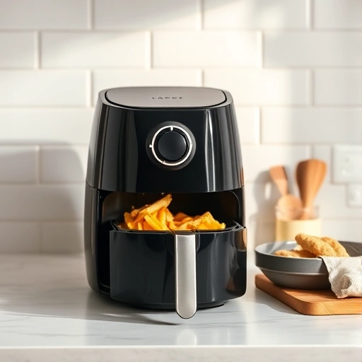Measuring 10g of plain flour on a digital scale for air fryer recipes