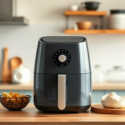 Measuring 50g of wholemeal flour on digital scales for air fryer recipes