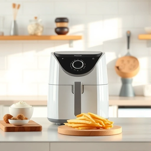 Measuring 250g of double cream in a glass bowl for air fryer recipes