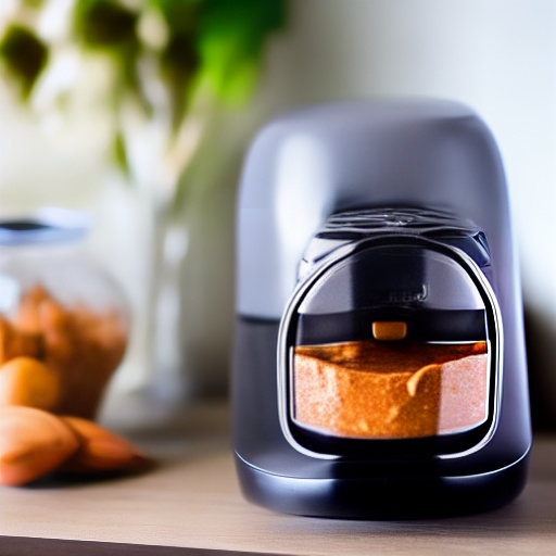 Measuring 15g of almond butter on a digital scale