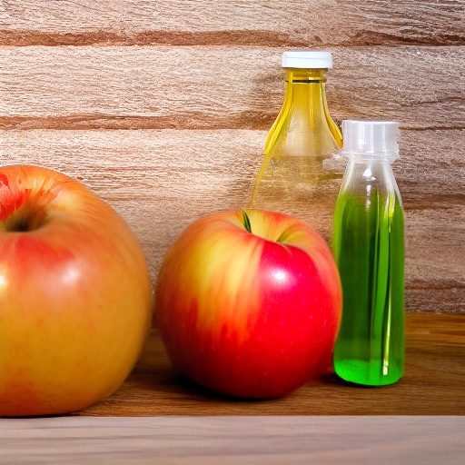 Measuring 15g of apple cider vinegar in a small glass bowl
