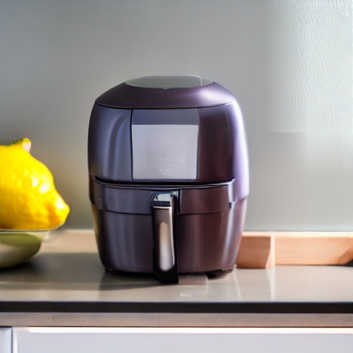 Measuring lemon juice in a glass for air fryer recipes