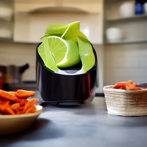 Measuring lime juice in ounces and grams for air fryer recipes